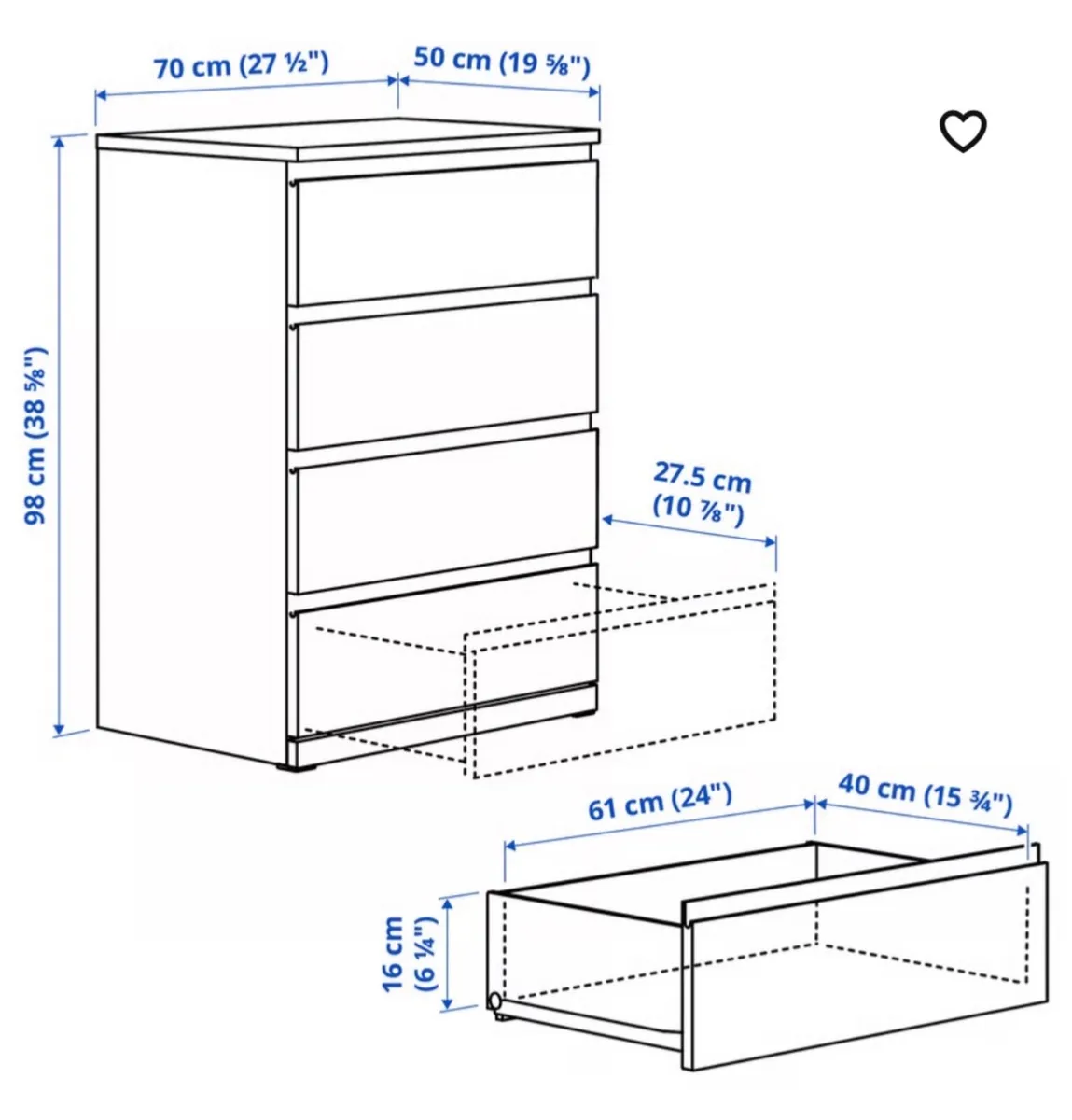 Chest of drawers - Image 3