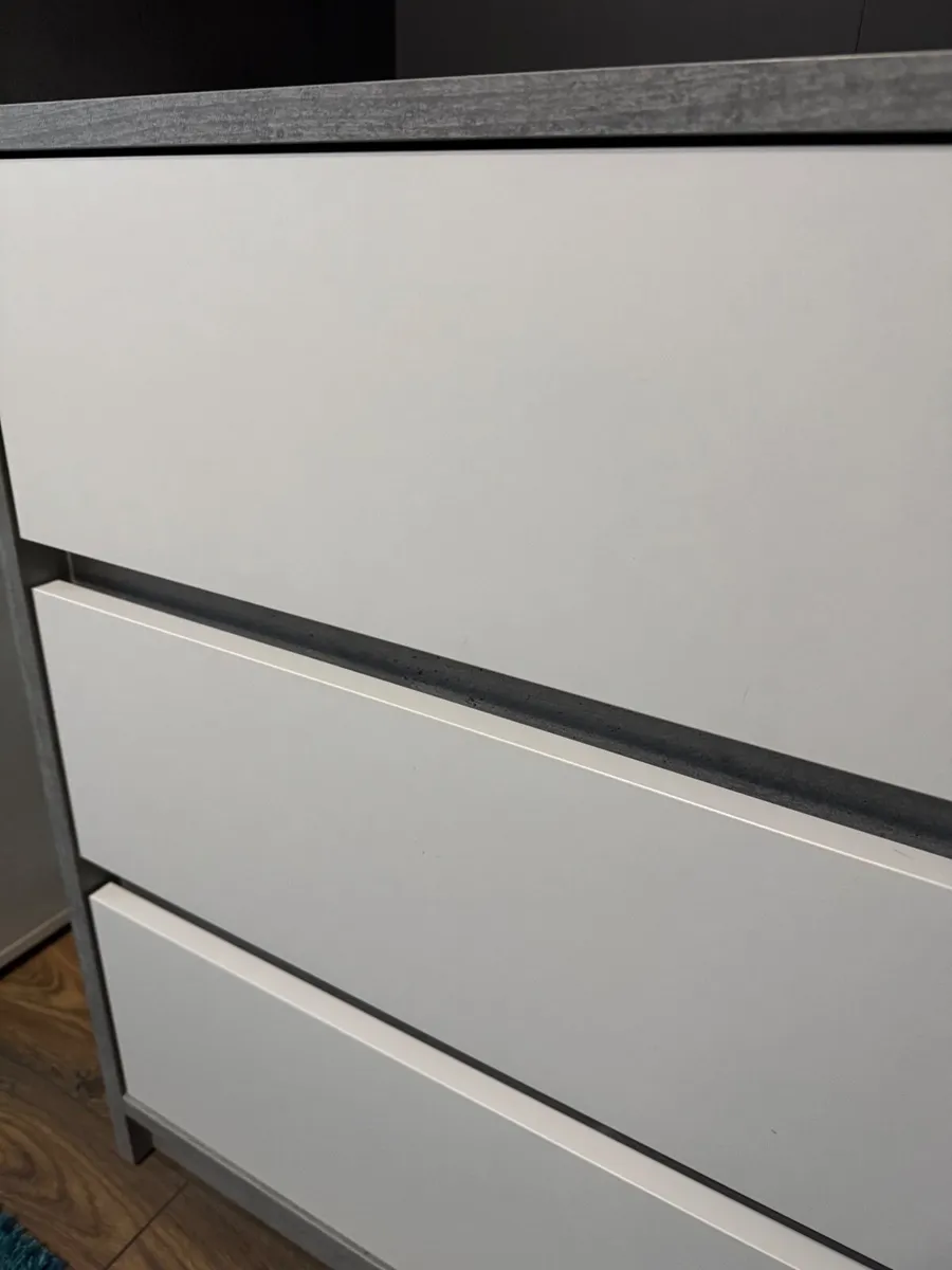 Chest of Drawers Concrete Grey - Image 1