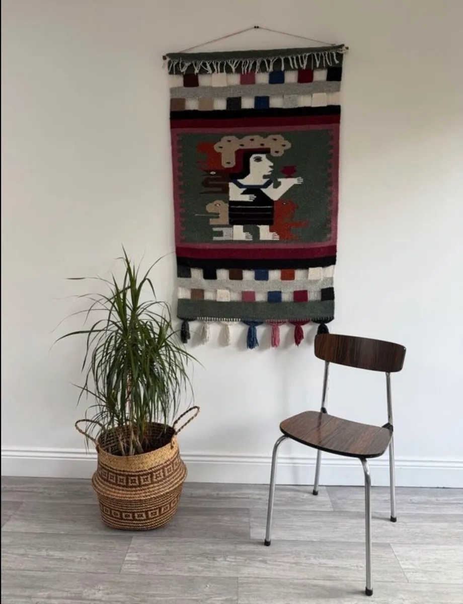 Vintage Aztec Wall Hanging - Image 3