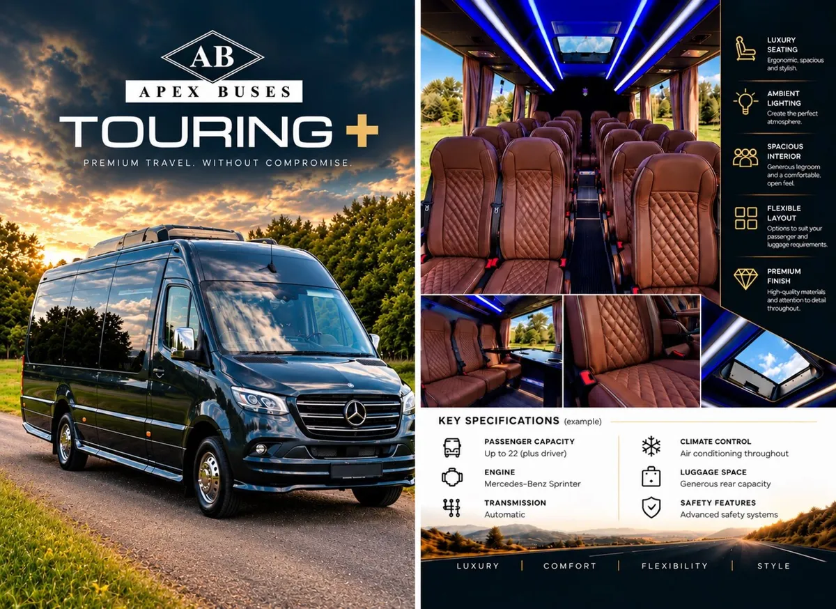 New - Luxury Mercedes Sprinters - up to 22 seats - Image 2