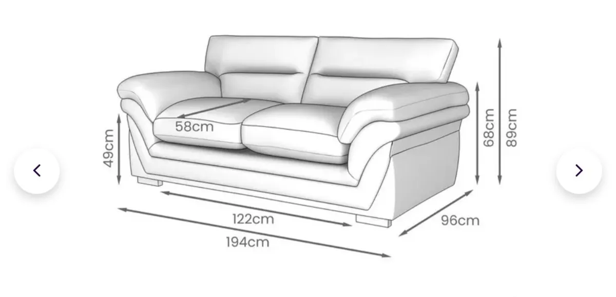 2.5 Seater Sofa - Image 4