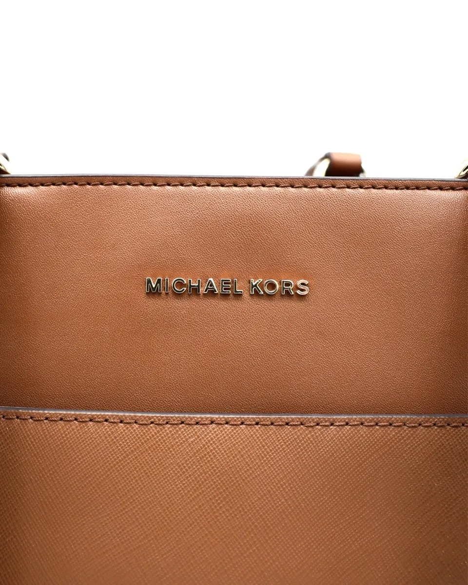 Michael Kors Handbag - Brown Leather - Image 4