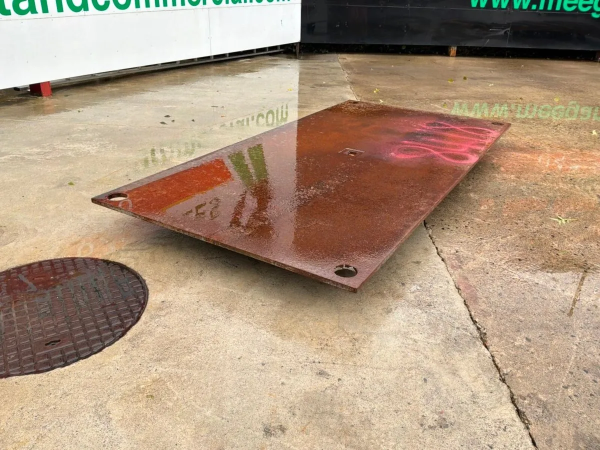 96 x 48 x 3/4 steel road trench plate..8418. - Image 4