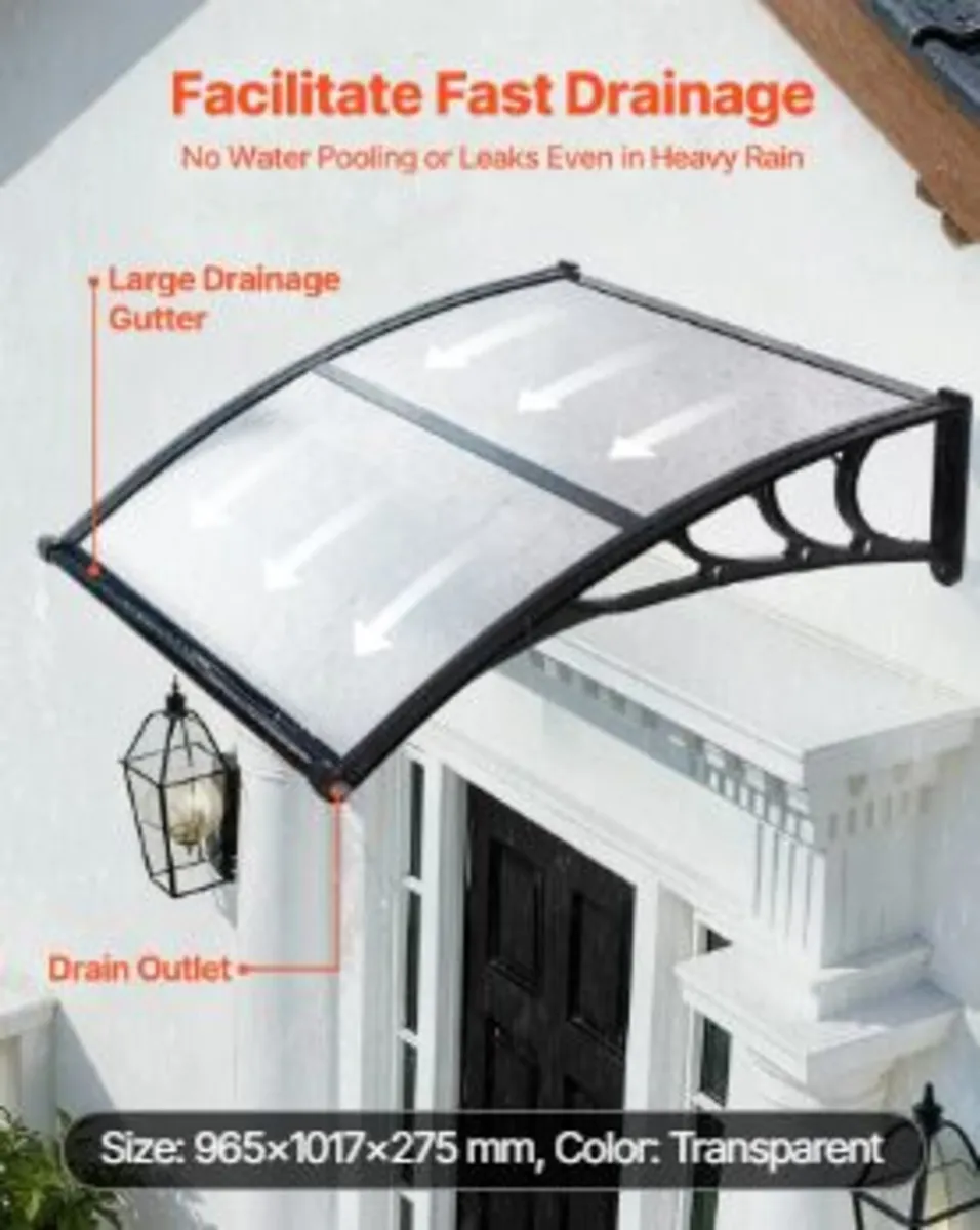 Awnings for Door Entrance, 38 x 40 in, - Image 2