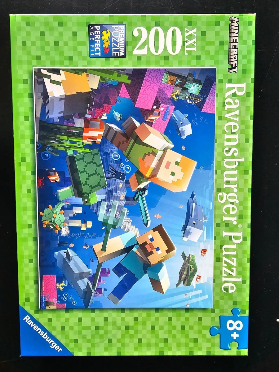 Minecraft Ravensburger Puzzles – 200 & 300 Pieces - Image 1