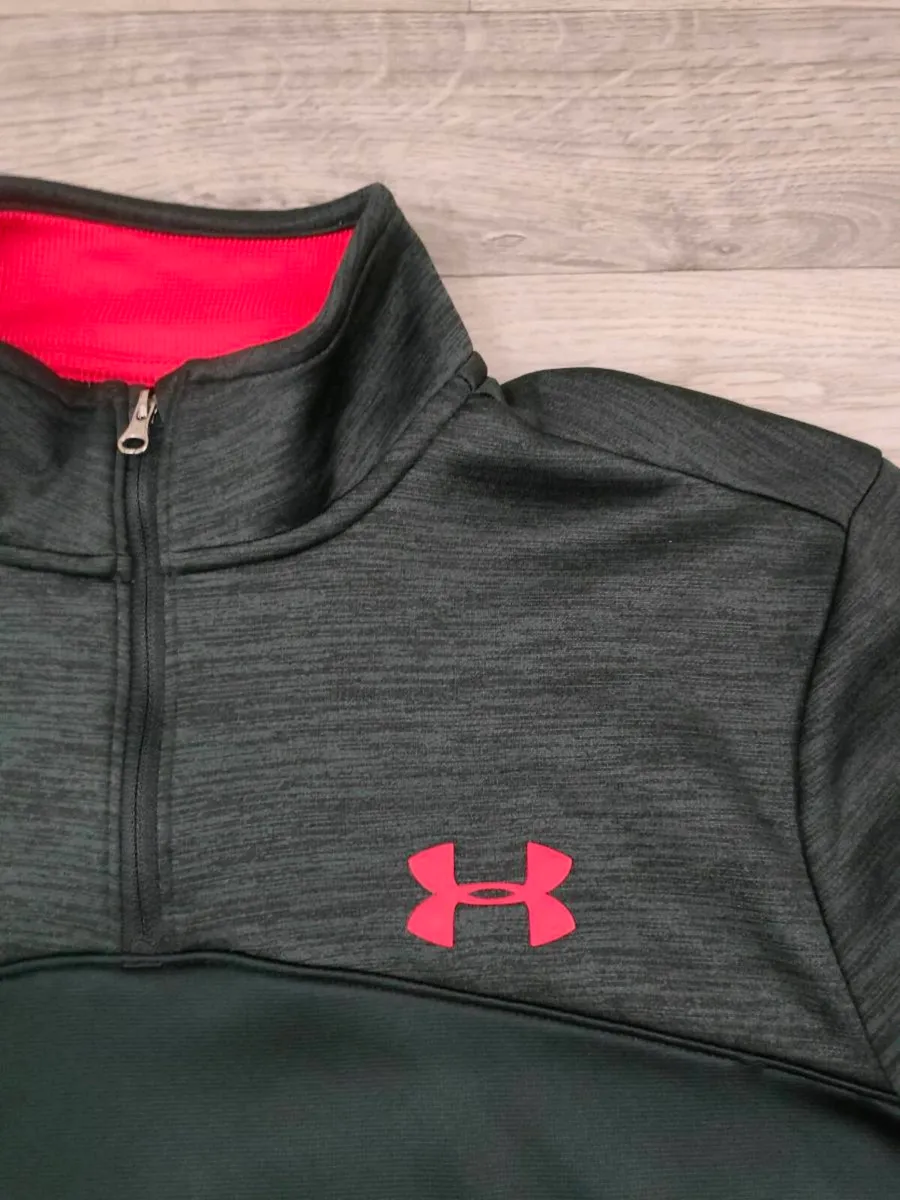 Under Armour Half Zip Golf Jumper Mens Medium - Image 3
