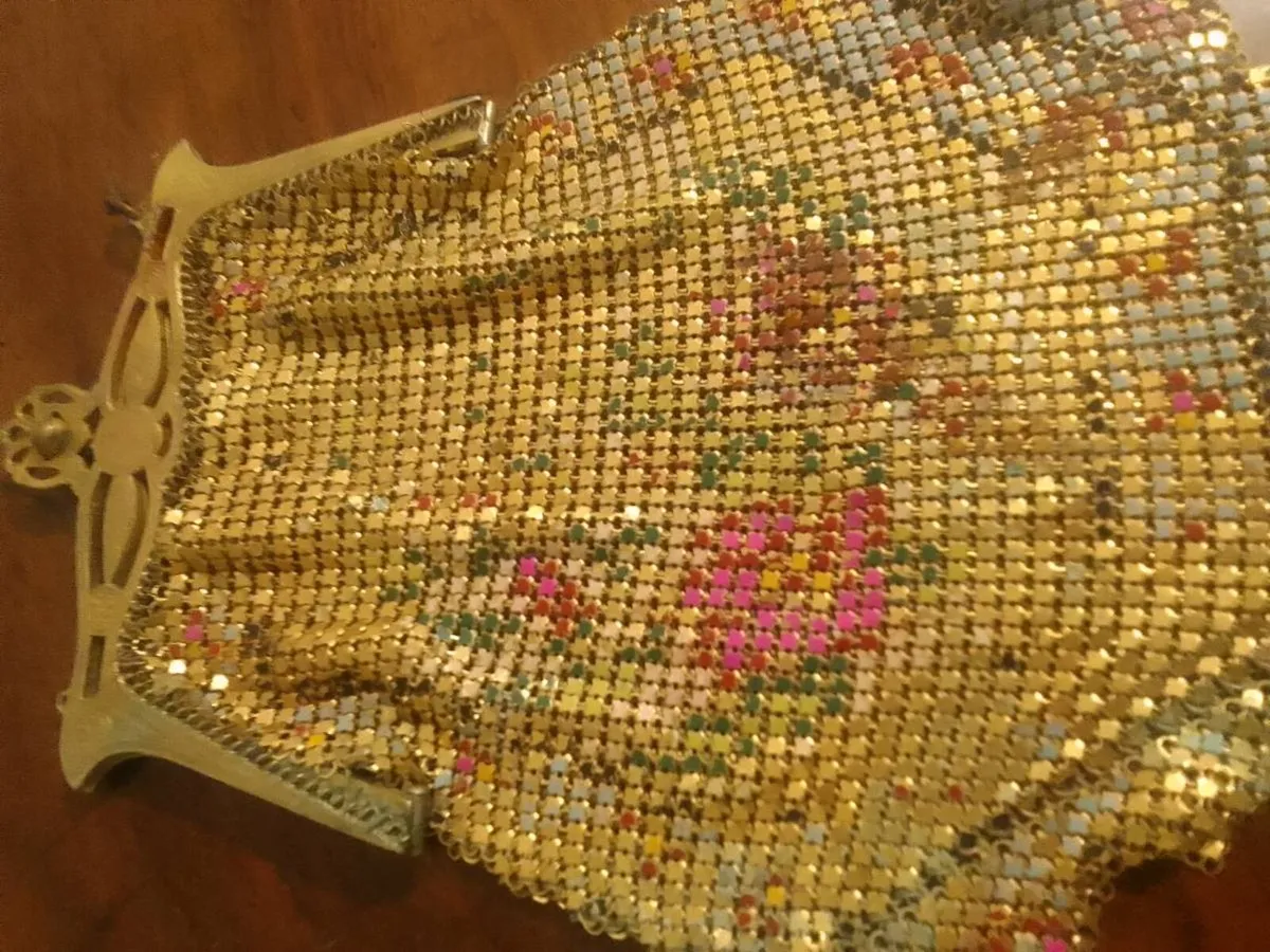 Antique art deco mesh purse - Image 4