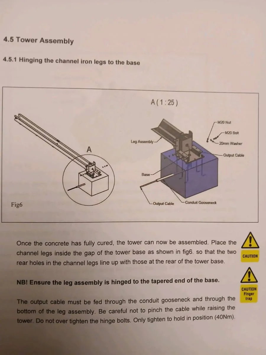 12m Wind Turbine Scissor Tower/Biodiesel/Methanol - Image 3