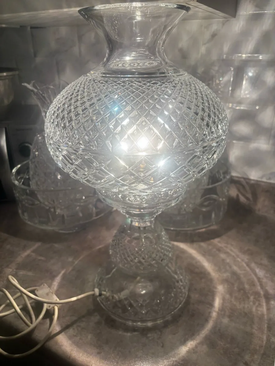 Football Waterford crystal lamp - Image 1
