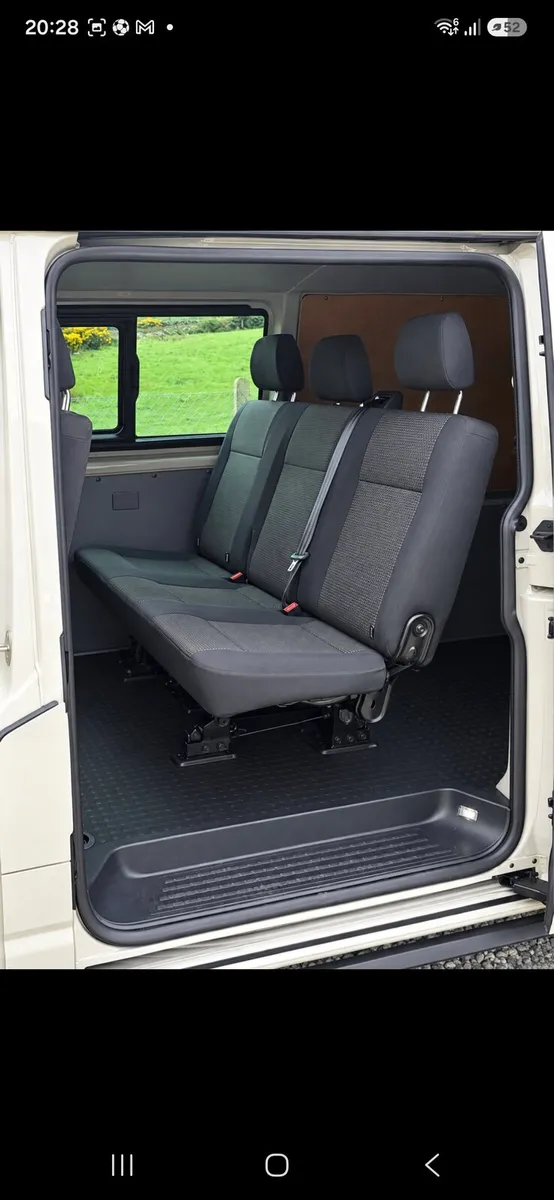 Genuine VW Transporter T6.1 Kombi Triple Rear seat - Image 1
