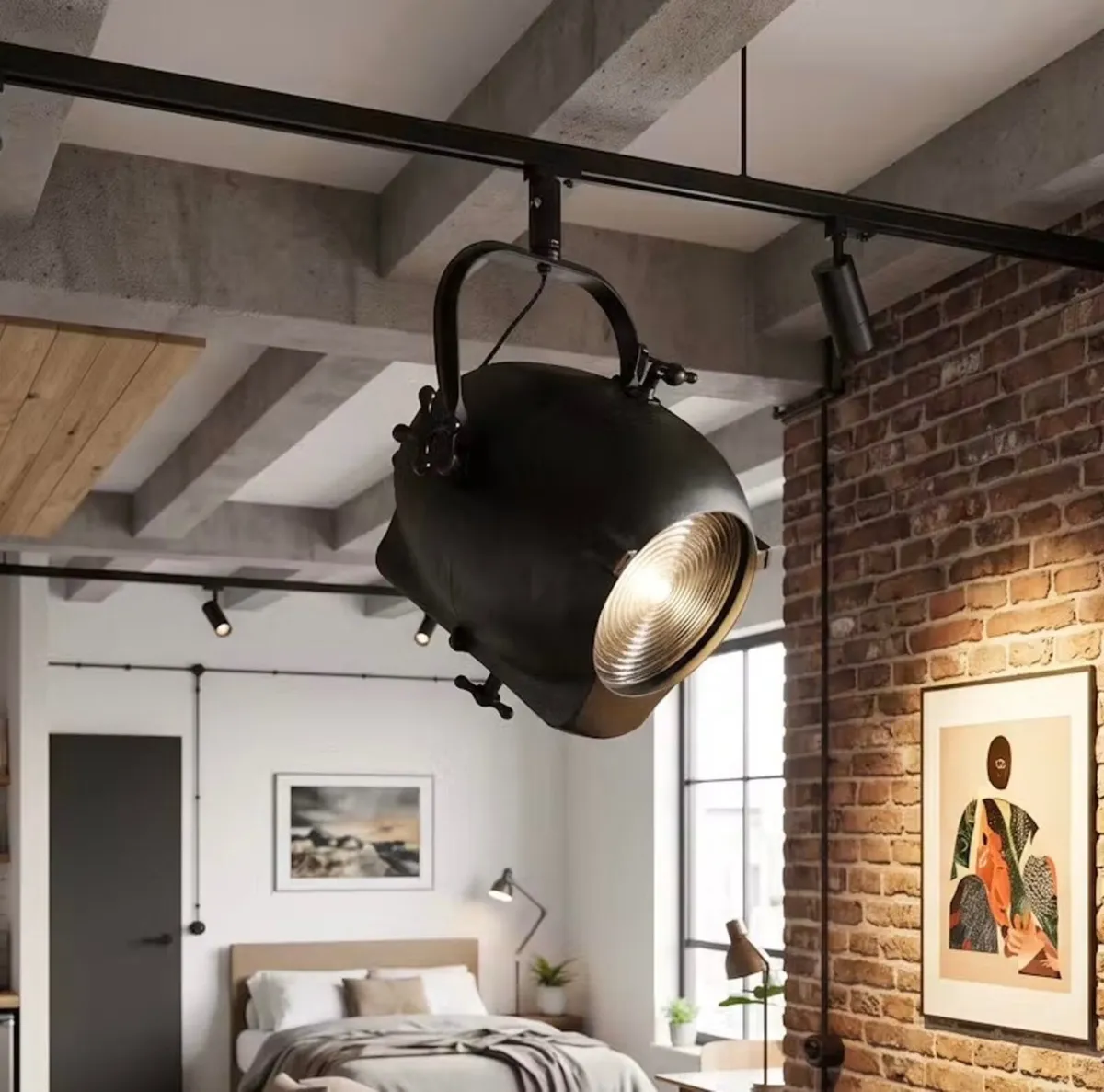 Large old studio light - Image 3