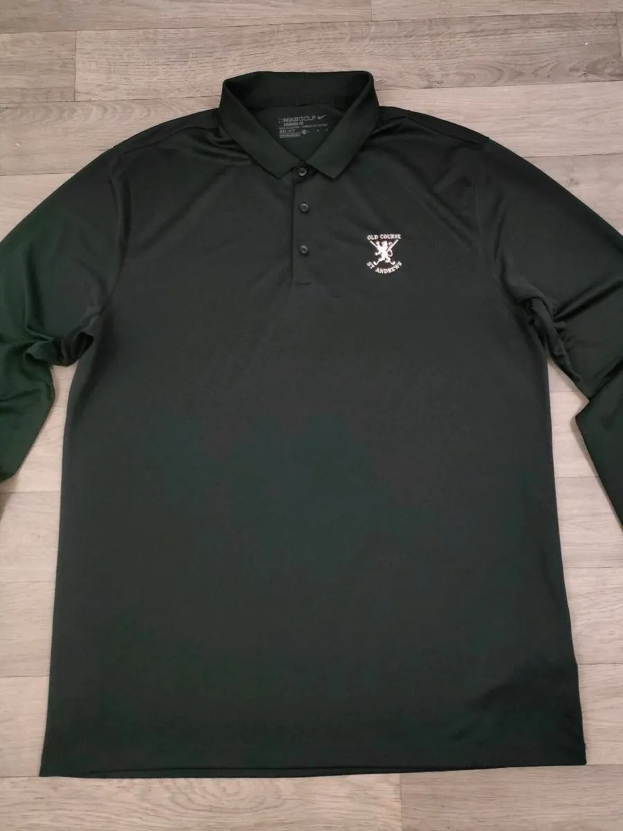 Nike Golf Long Sleeve Polo Shirt Mens Large - Image 2