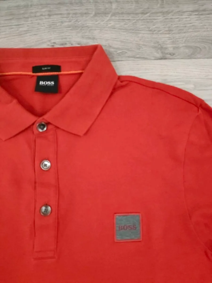 Hugo Boss Long Sleeve Polo Shirt Mens M/L - Image 3