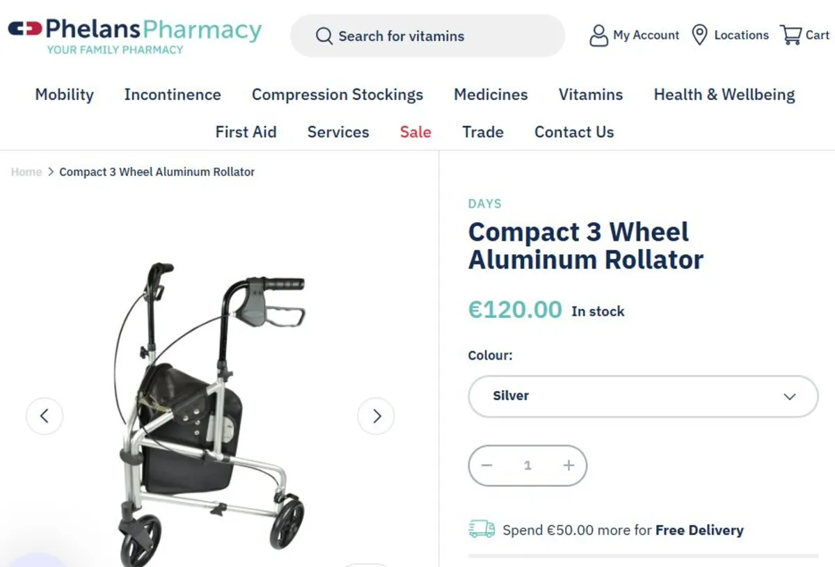 1/2 Price walker rollator Ballincollig Blackpool - Image 3