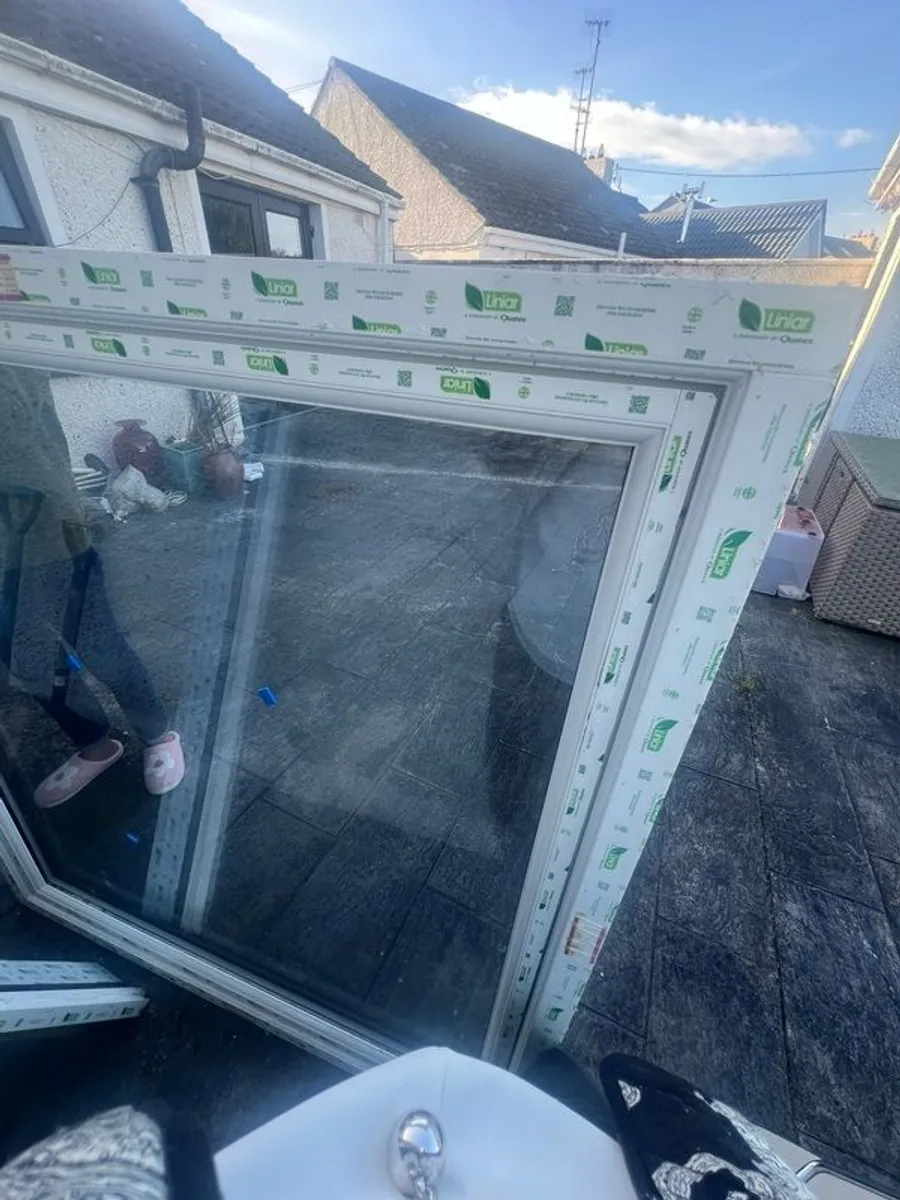 Brand New PVC Triple Glazed Window Picture Window in Black - Image 1