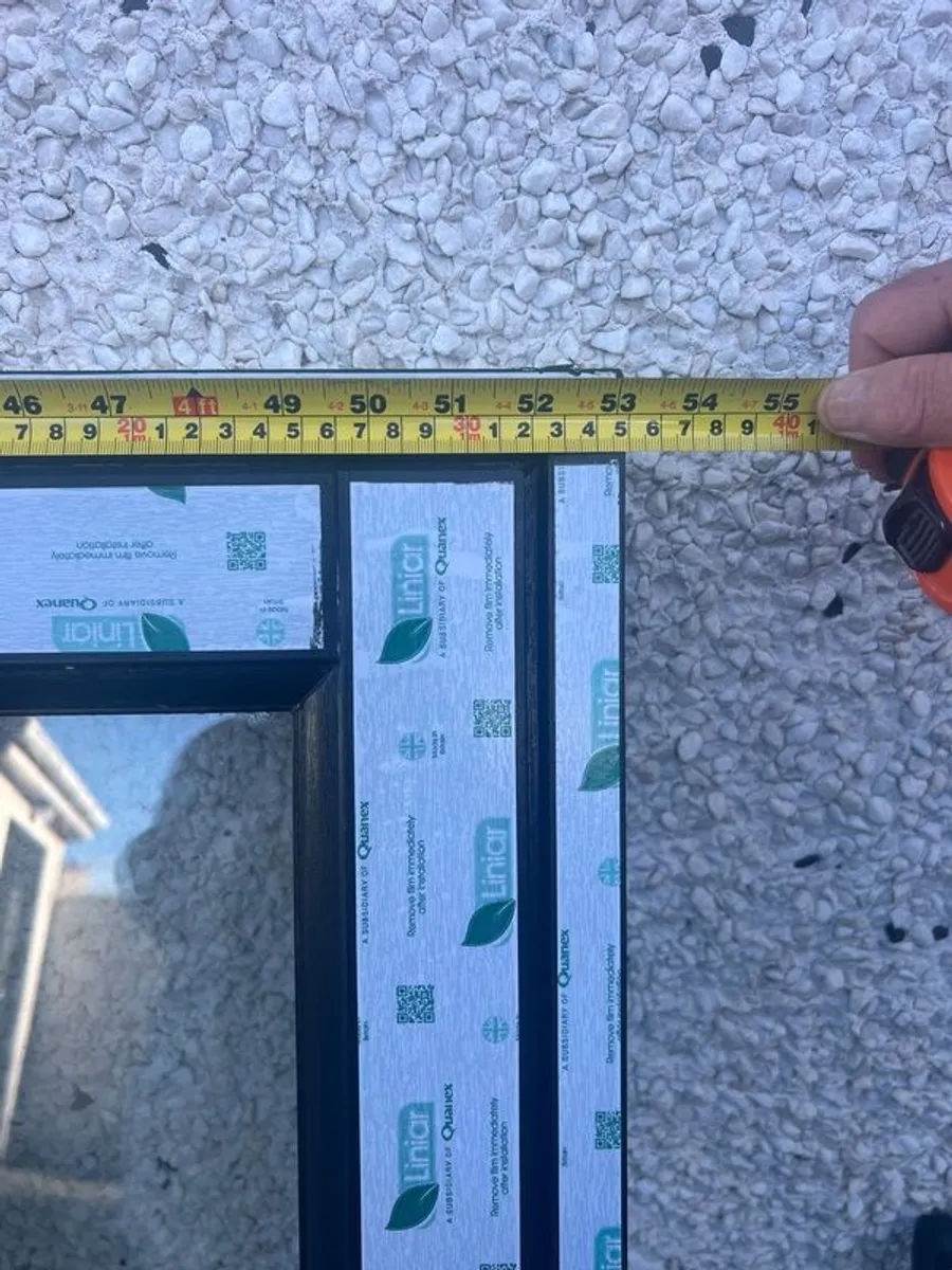 Brand New PVC Triple Glazed Window Picture Window in Black - Image 3