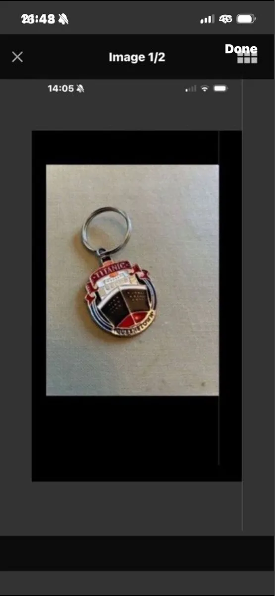 Titanic Queenstown Key Ring - Image 1