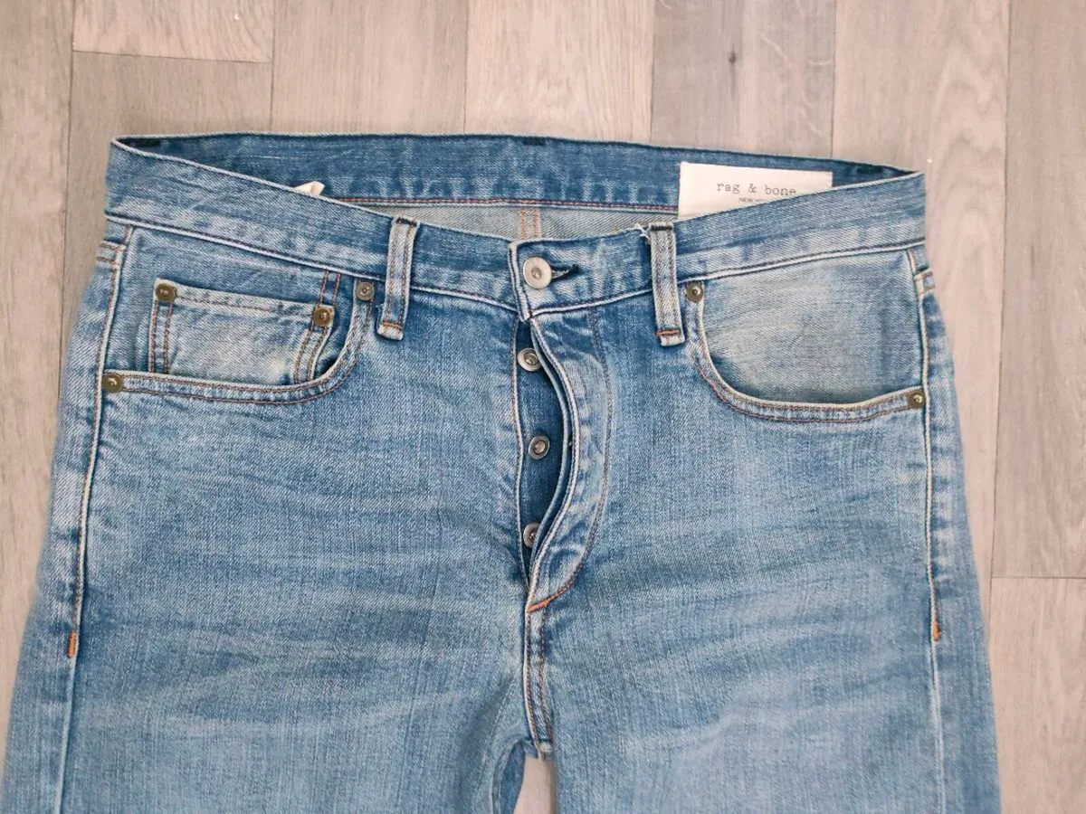 Rag & Bone Slime Fit Jeans Mens W32 L29 - Image 3