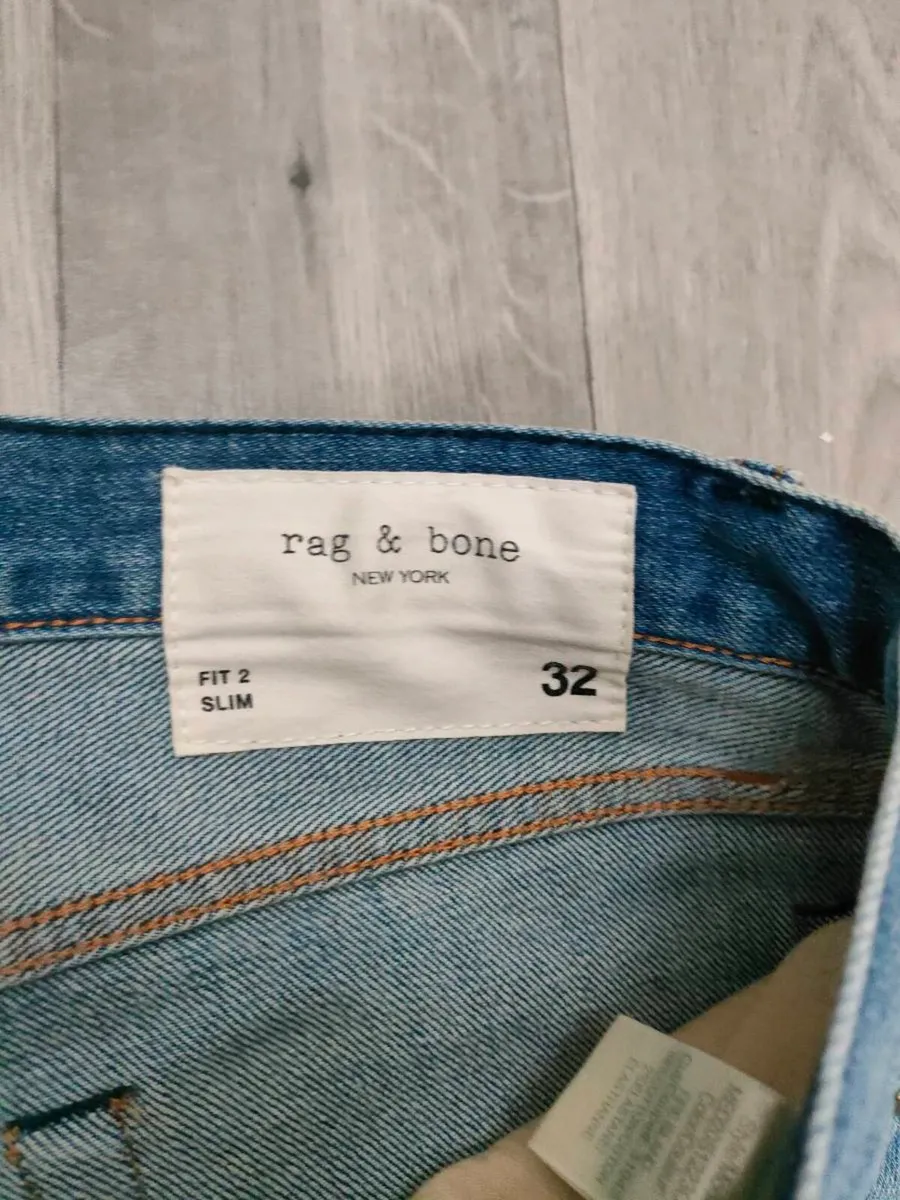 Rag & Bone Slime Fit Jeans Mens W32 L29 - Image 4