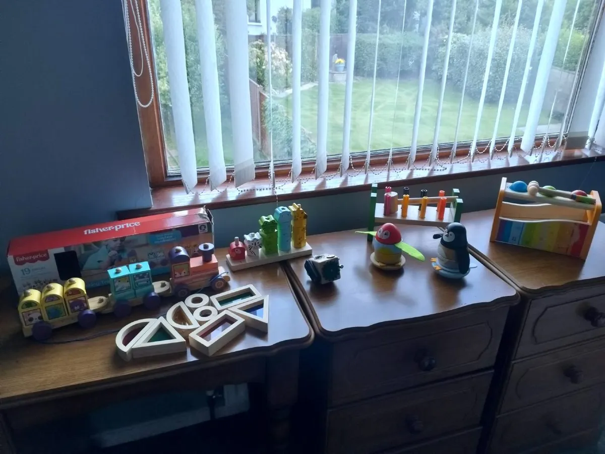 Set of wooden toddler toys - Image 3
