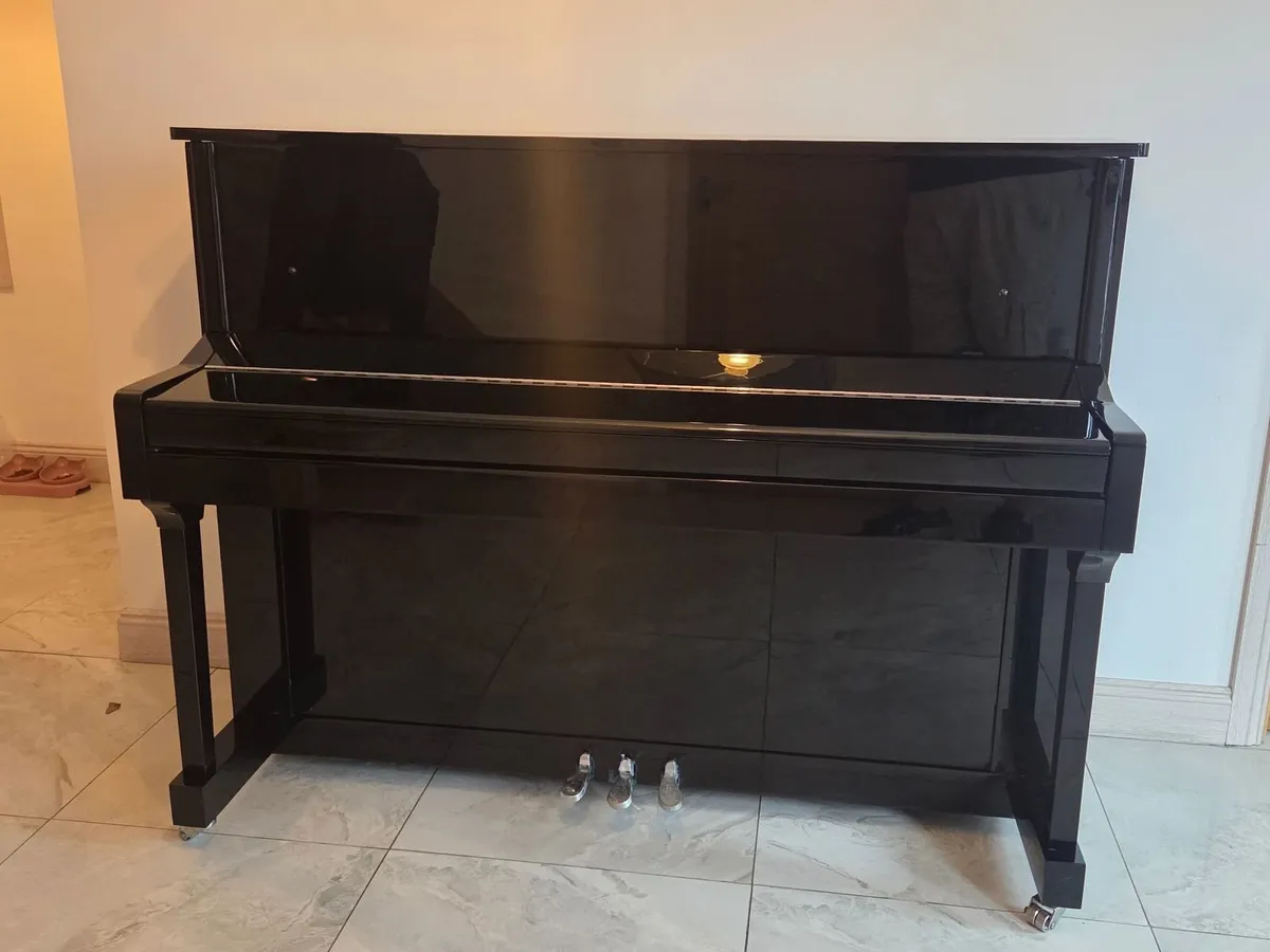 Danemann Upright Ebony Piano - Image 3