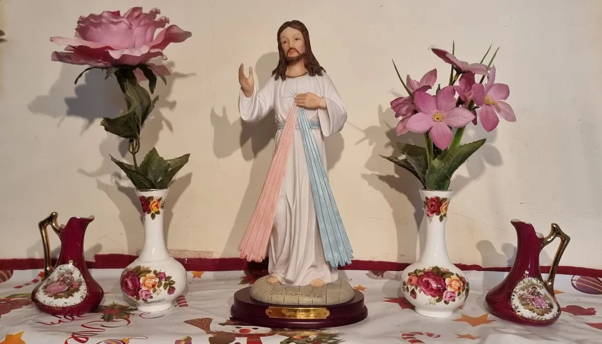 Florentine Divine Mercy Jesus Statue Made In Italy - Image 1