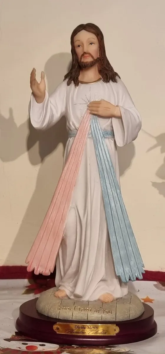 Florentine Divine Mercy Jesus Statue Made In Italy - Image 2