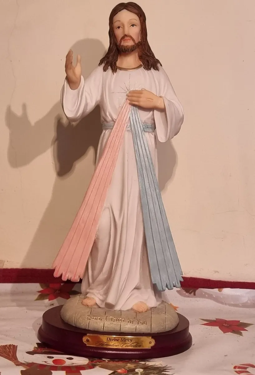 Florentine Divine Mercy Jesus Statue Made In Italy - Image 3