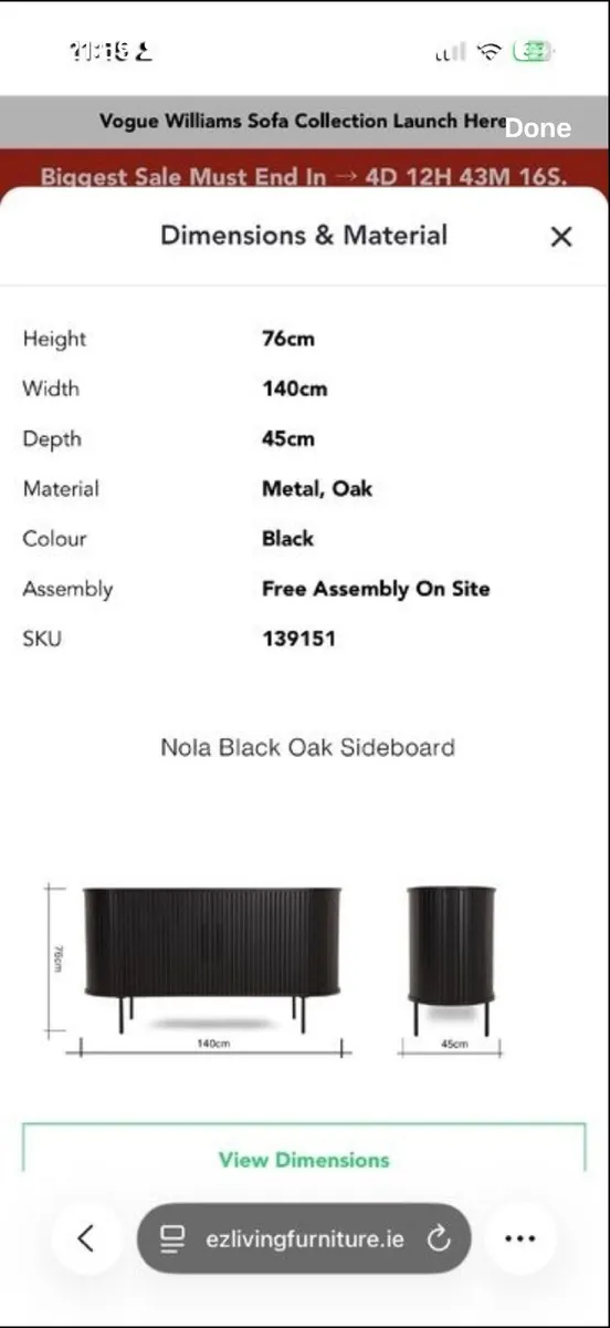 Side board black - Image 4