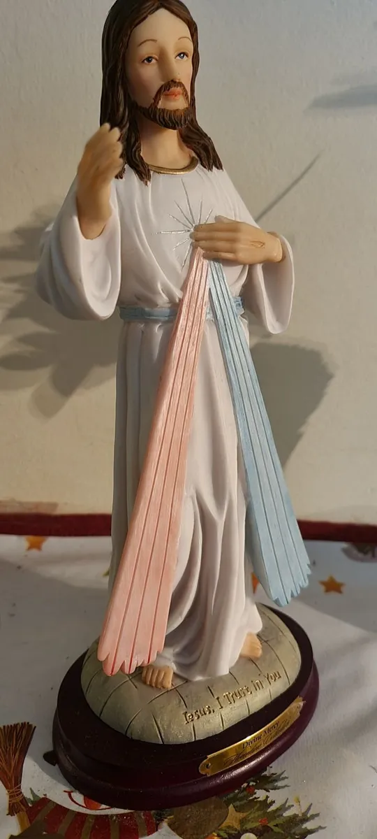 Florentine Divine Mercy Jesus Statue Made In Italy - Image 4