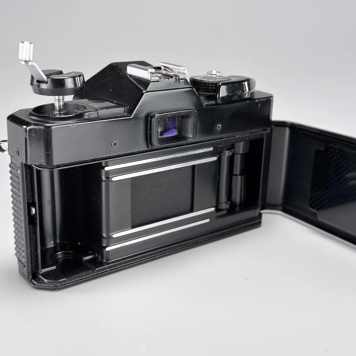 Fuji STX-2 SLR 35mm film camera plus 3 lenses - Image 4