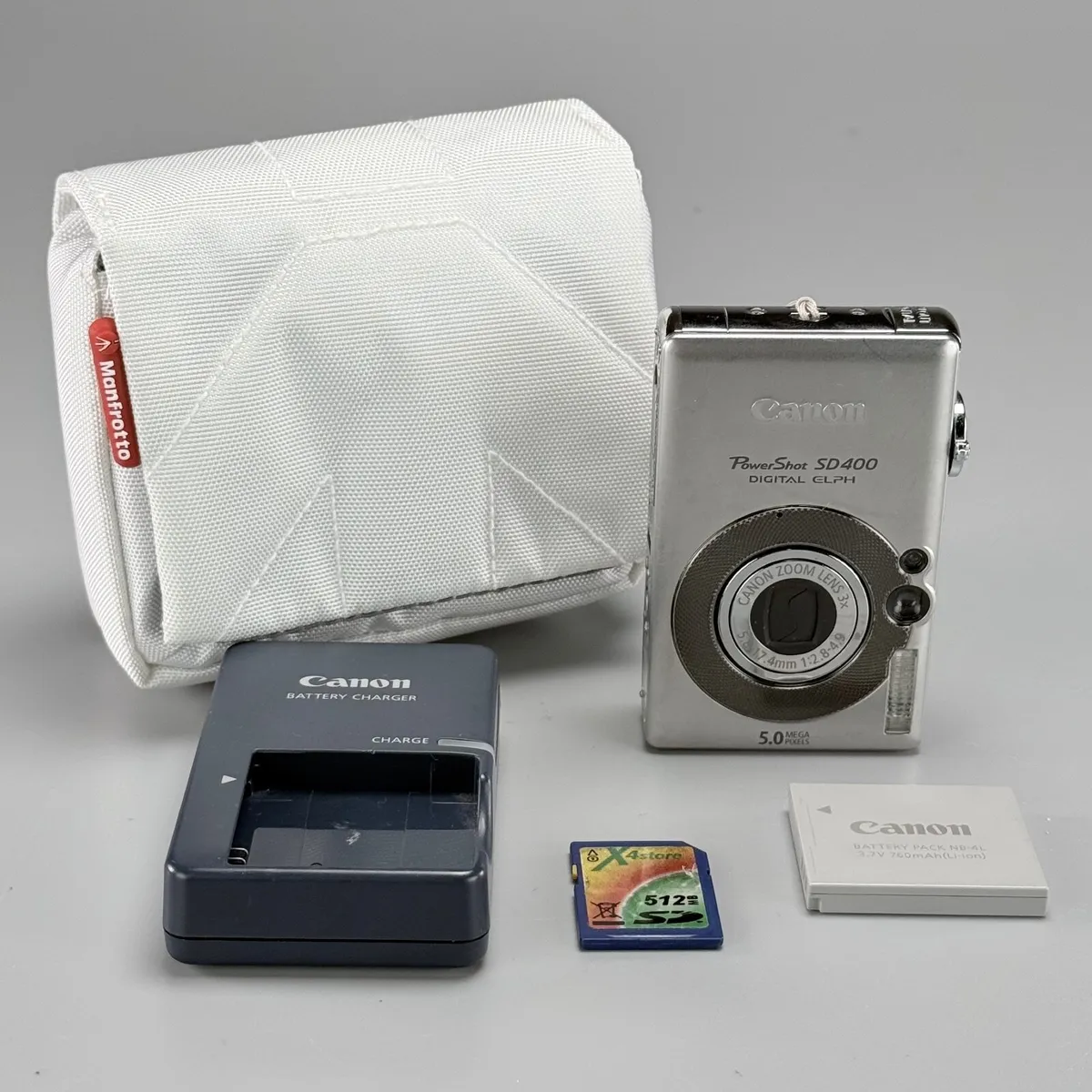 Canon Powershot SD400 5MP Digital Elph  Ultra Comp - Image 1