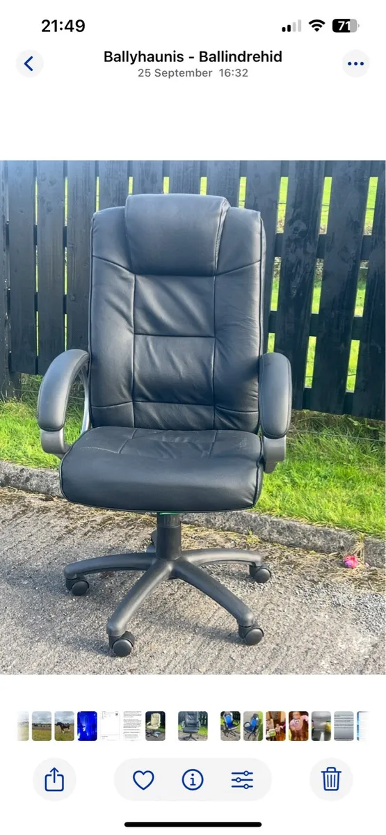 BRAND NEW Alphason Houston Cream Executive Chairs - Image 1
