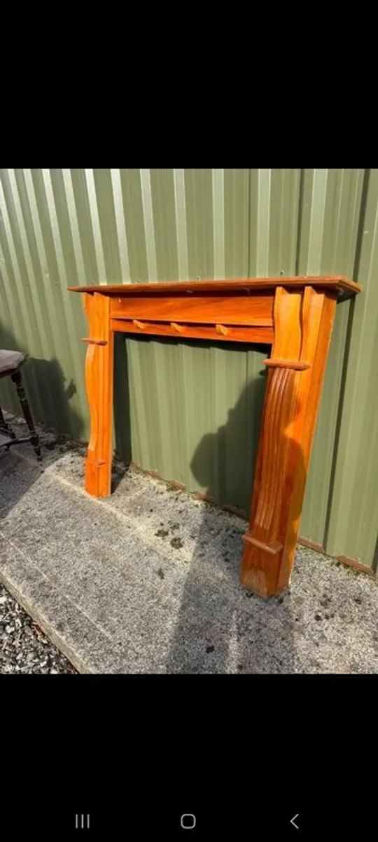 Wooden fire surround - Image 1