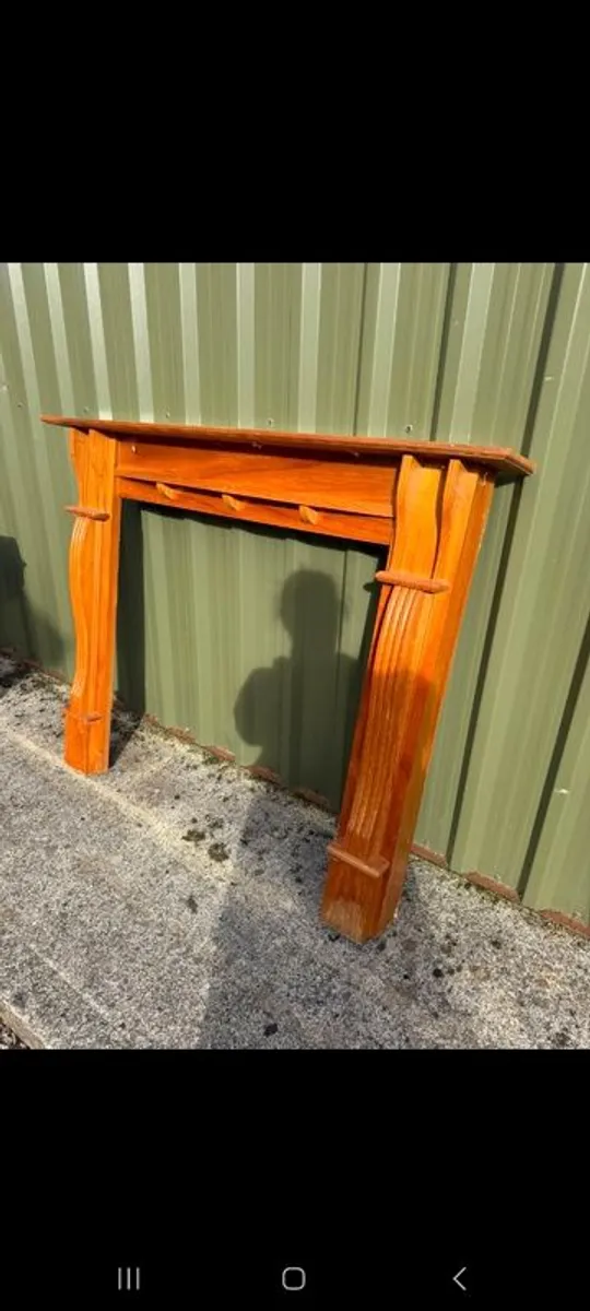 Wooden fire surround - Image 2