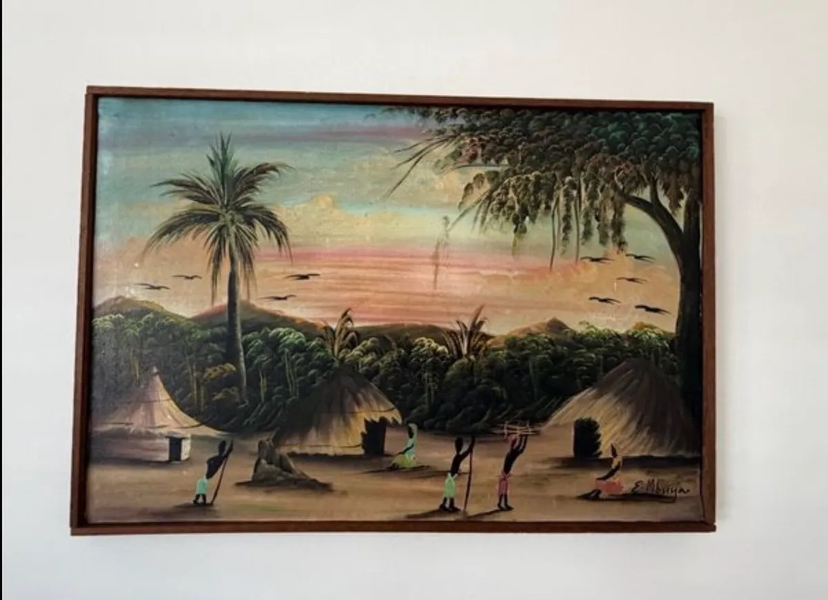 Framed Signed Oil Painting - Image 3