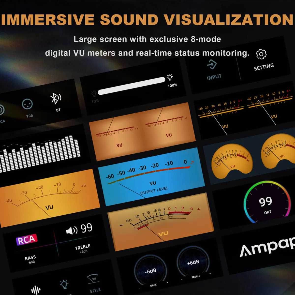 Ampapa D1 Amp 2x300🔊🎶W SBC/AAC/aptX/aptX-HD - Image 4