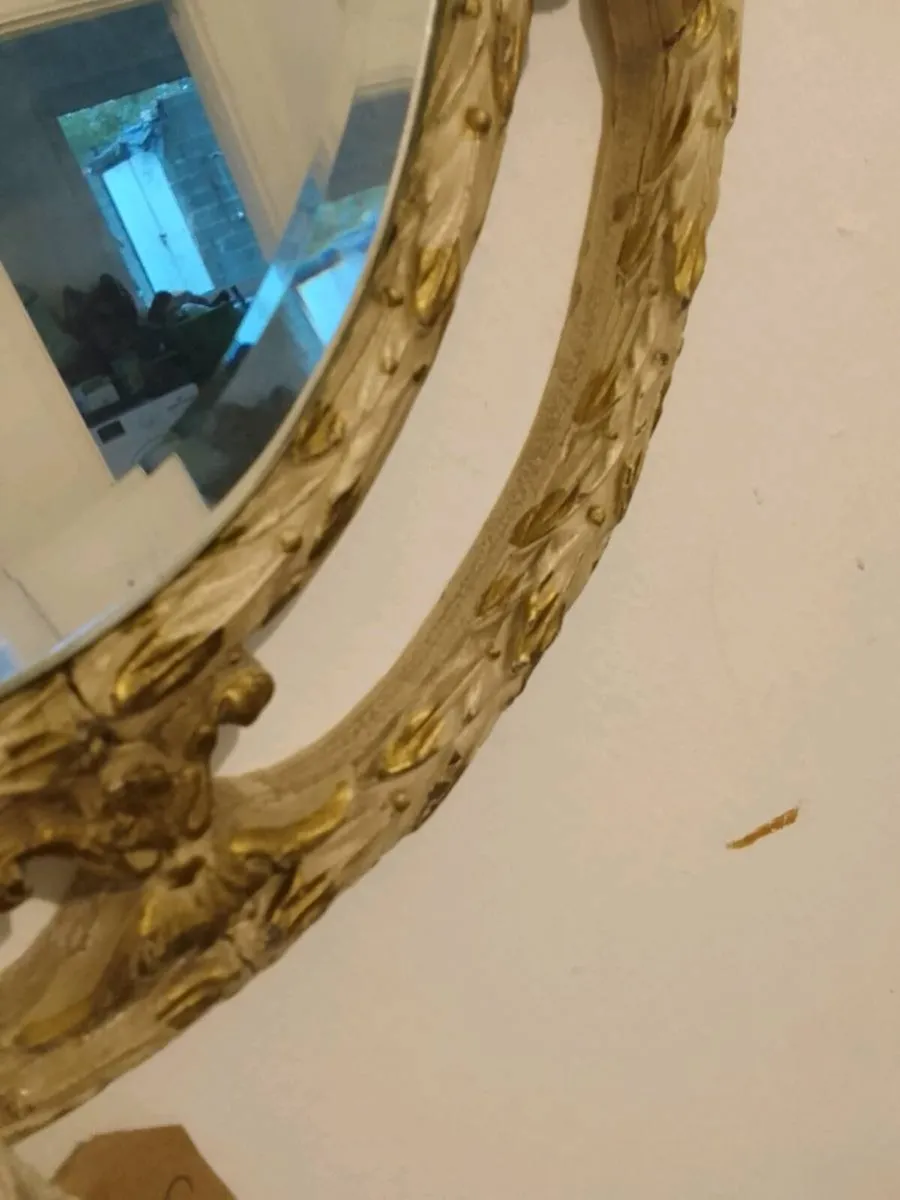 Vintage atsonea open fret work wall mirror - Image 2