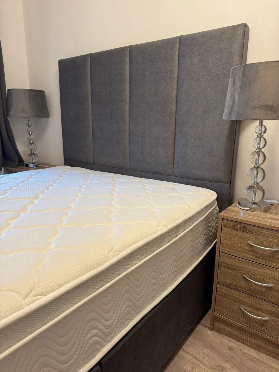 Double Bed + Mattress - Image 1