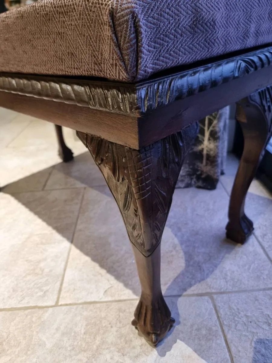 Beautiful Carved Wooden Bench...€275 - Image 4
