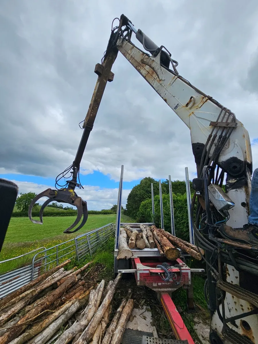 Loglift 96 s timber log crane - Image 2