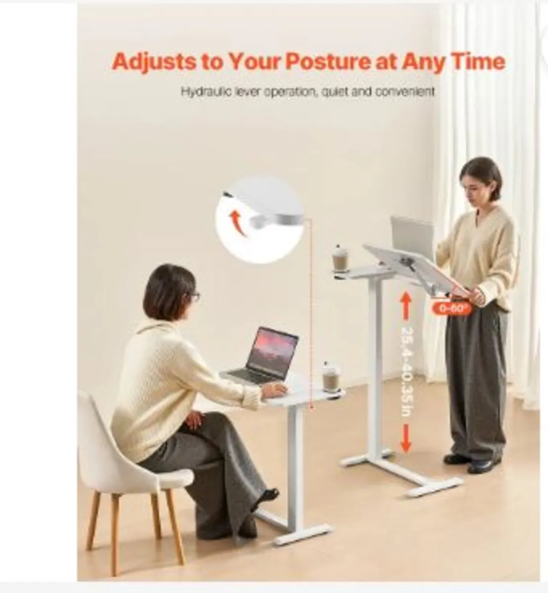 Overbed Table, Mobile Bed Side Table - Image 2