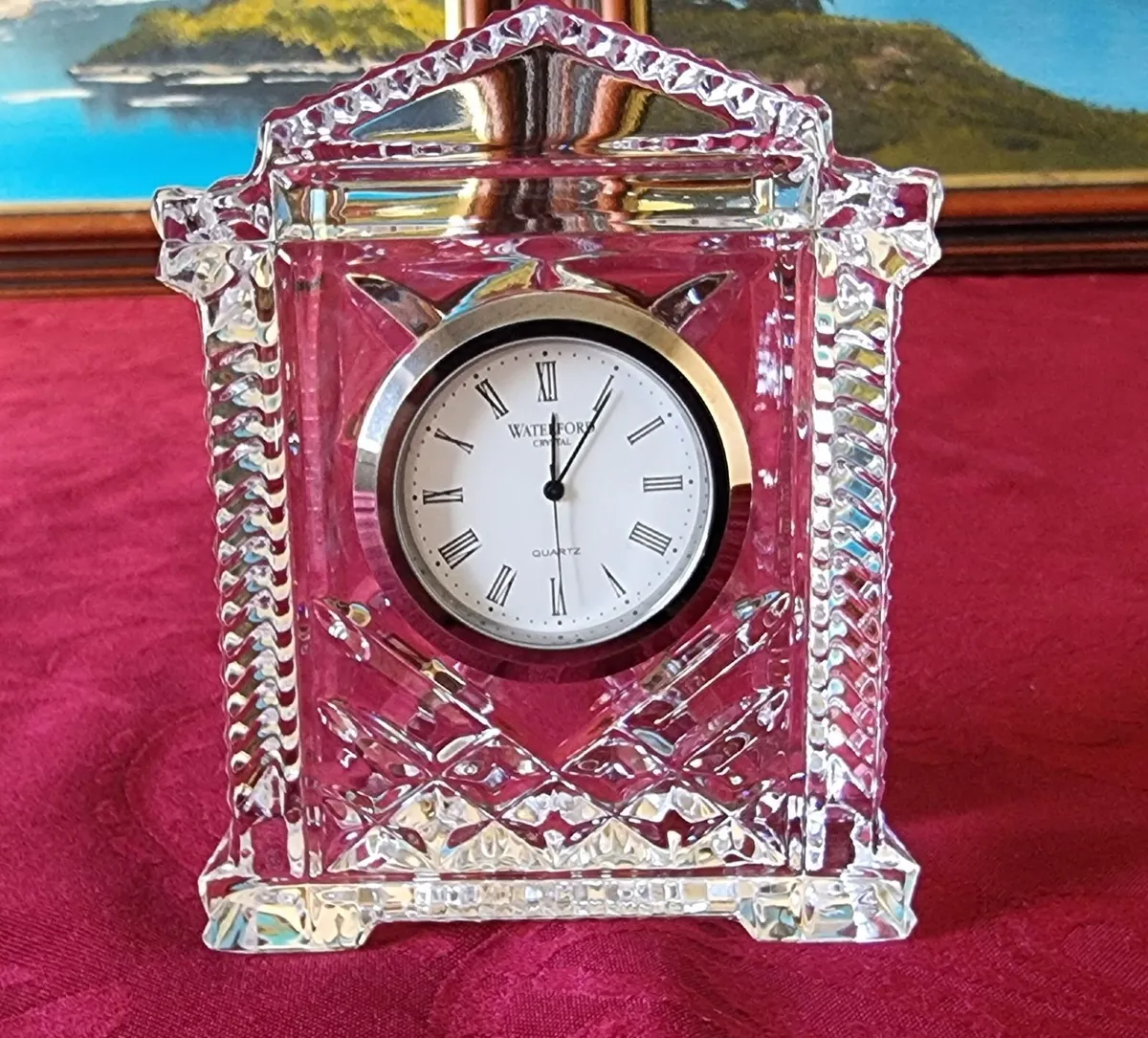 Waterford Crystal Mantle Clock Made In Ireland - Image 1