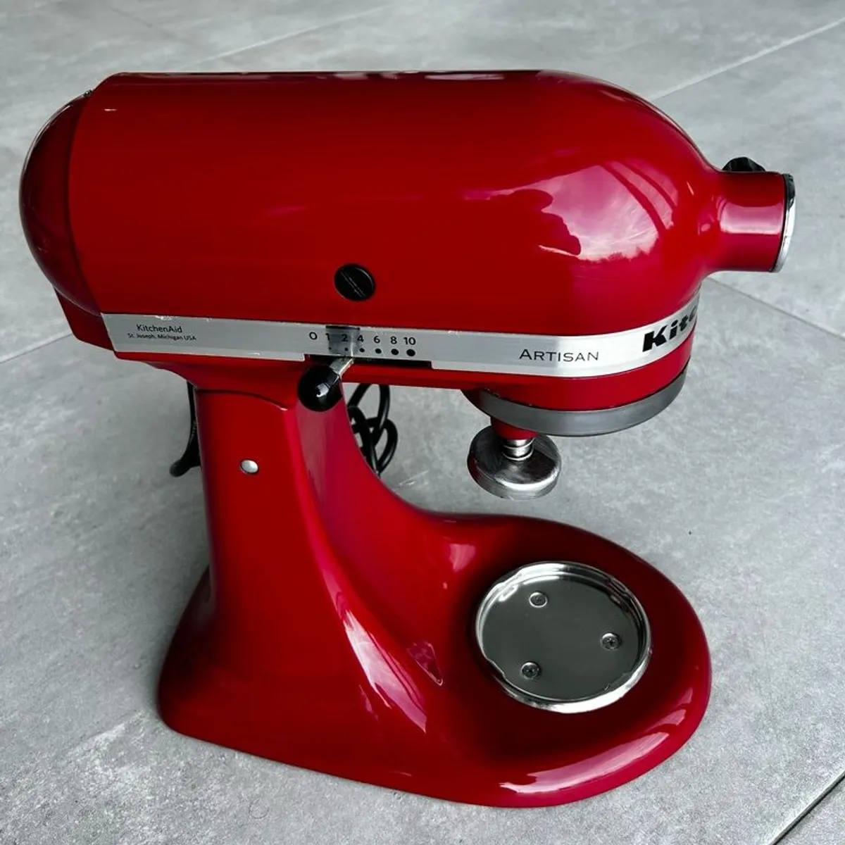 KitchenAid Artisan 5KSM150PSBER 4.8L Stand Mixer Empire Red 300W Tested Working - Image 2