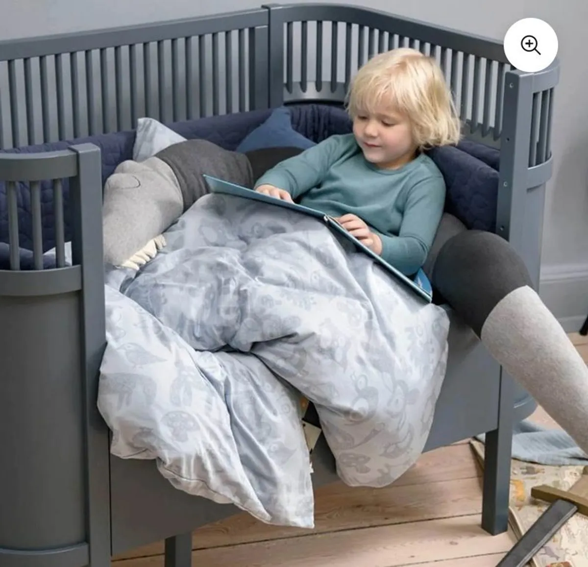 Sebra Cot Bed with Mattress - Image 3