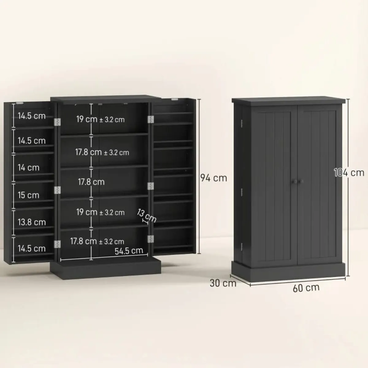 Kitchen Cupboard, Freestanding Multi-Storage Kitch - Image 3