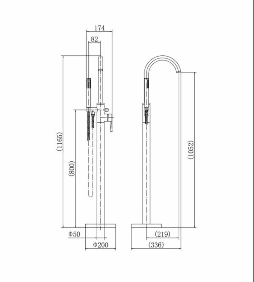 Freestanding Bath Tap - Image 4