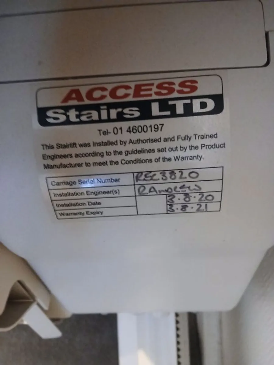 Stair lift Stannah 420 - Image 3