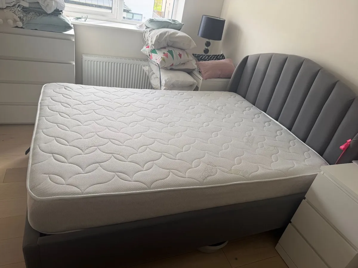 Double Ottoman Storage Bed + Firm Mattress - Image 2
