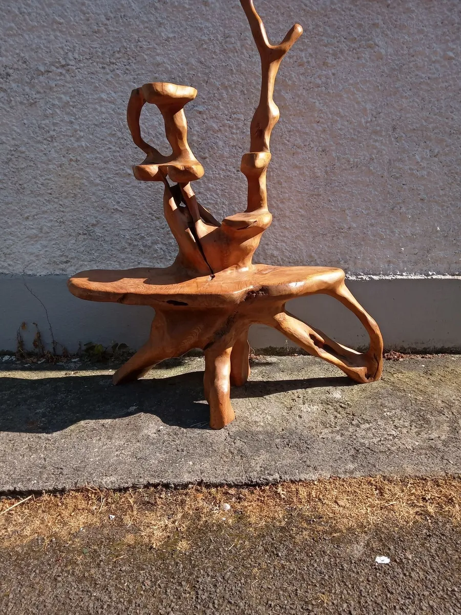 Large bog oak table - Image 4